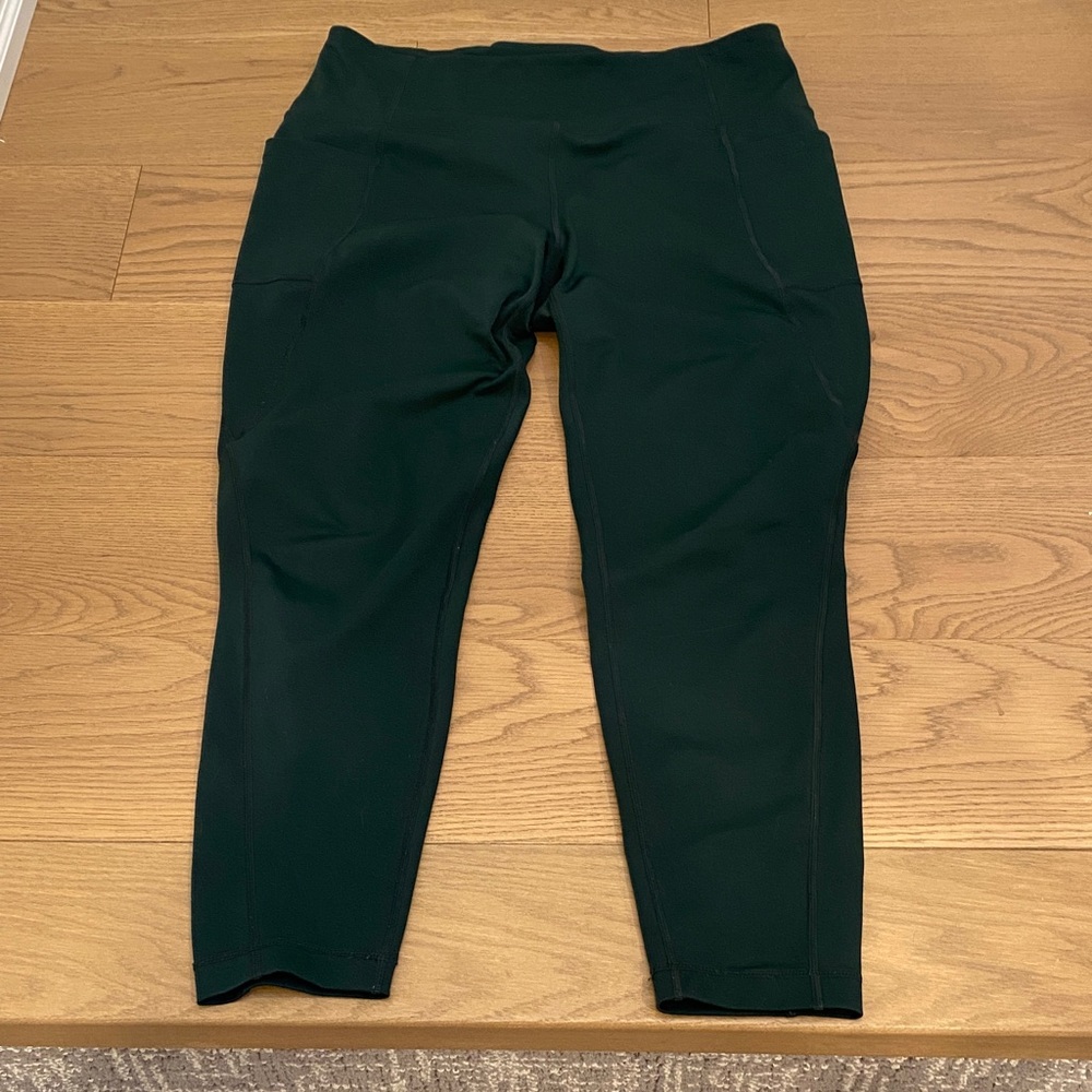 Lole Forest Green Leggings, Large